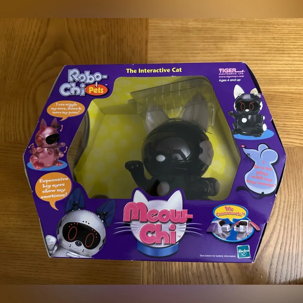 NIB TIGER Interactive MEOW CHI Electronic Toy VINTAGE - Picture 1 of 2